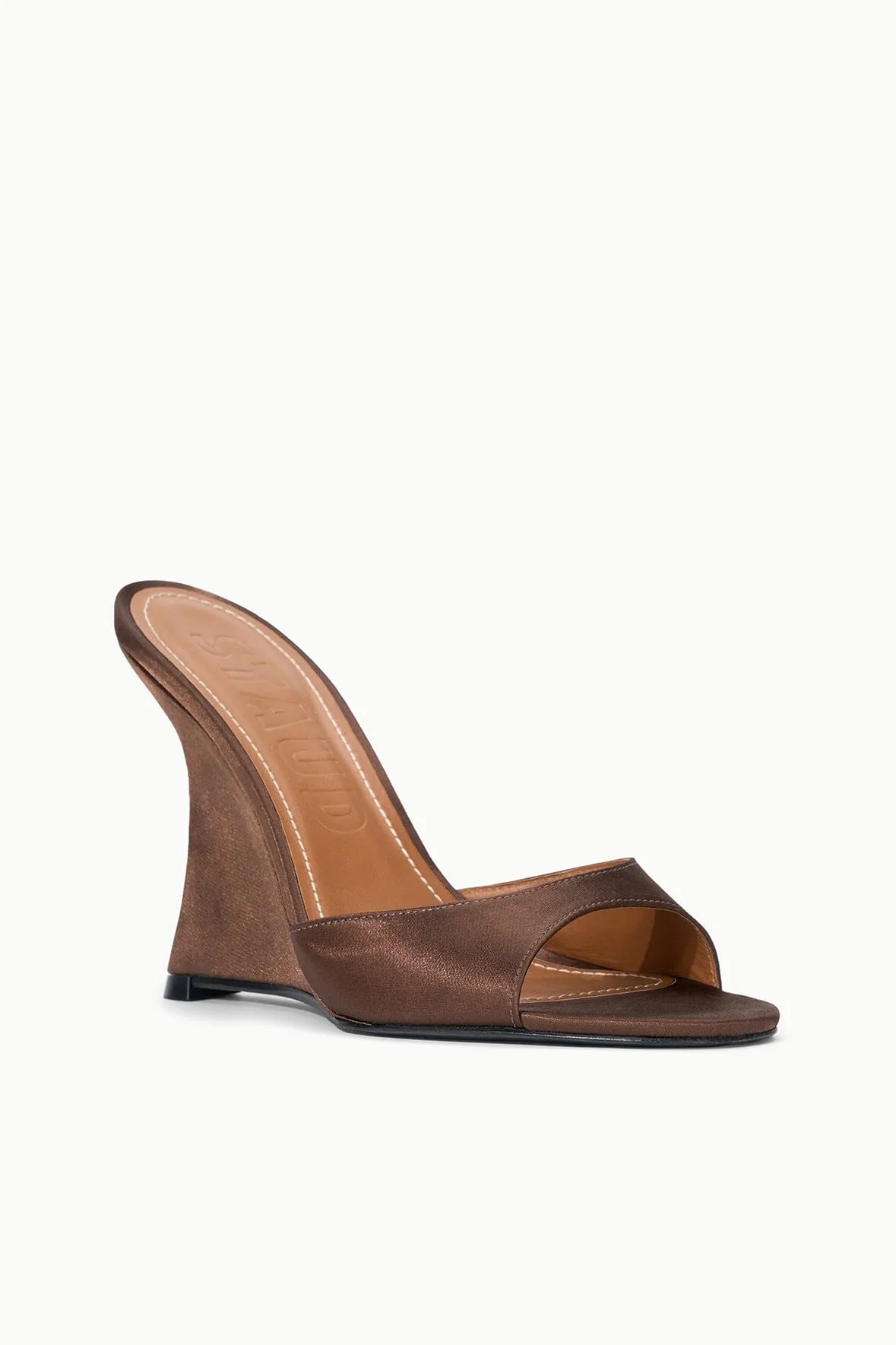 BRIGITTE HIGH WEDGE | ESPRESSO sold by STAUD product image thumbnail 3