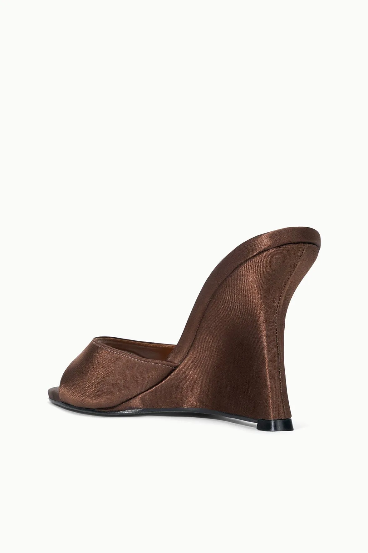 BRIGITTE HIGH WEDGE | ESPRESSO sold by STAUD product image thumbnail 5