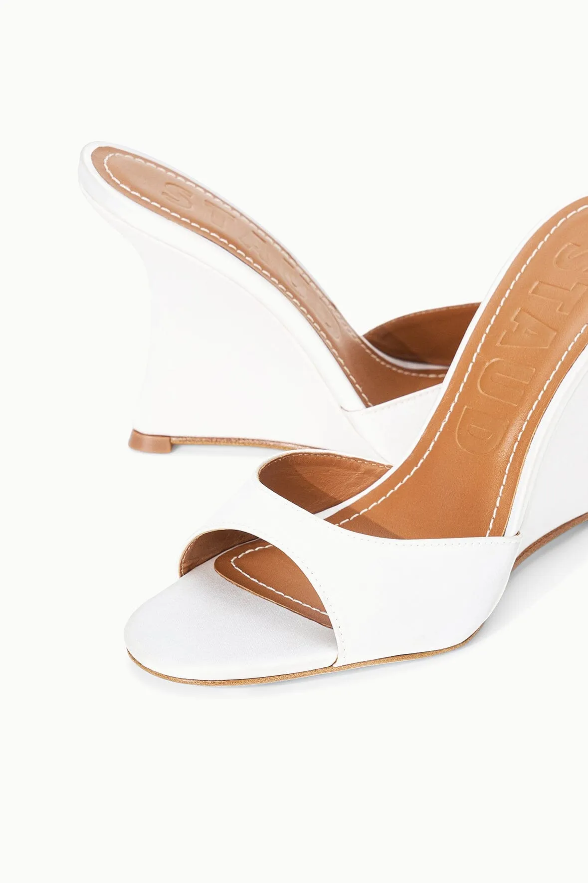 BRIGITTE HIGH WEDGE | IVORY sold by STAUD product image thumbnail 5
