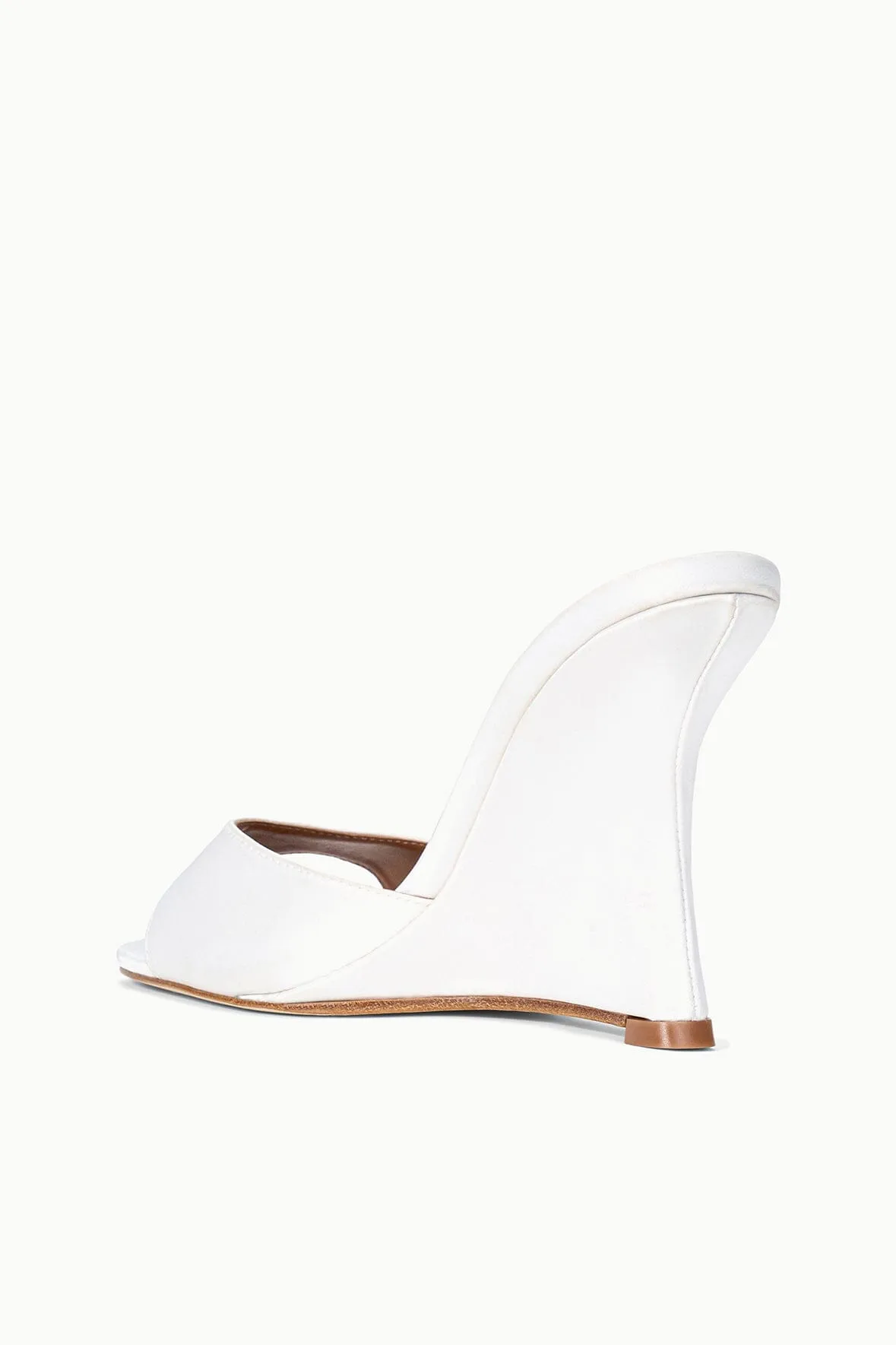 BRIGITTE HIGH WEDGE | IVORY sold by STAUD product image thumbnail 4