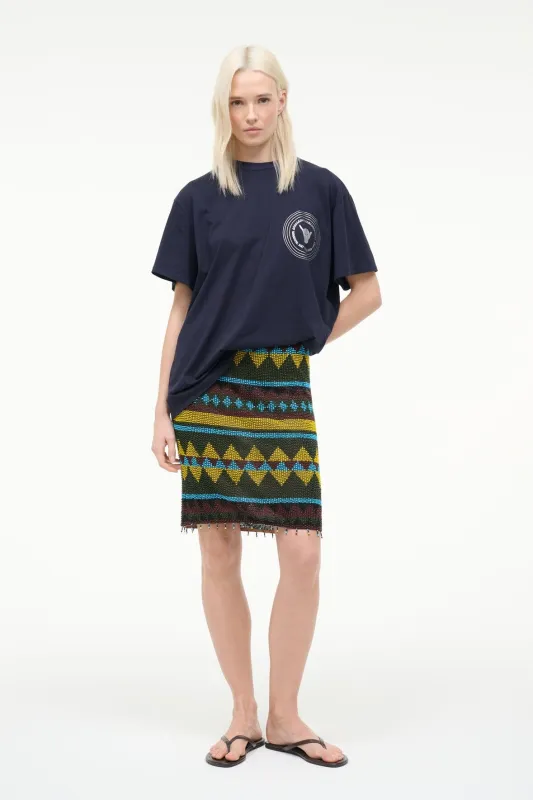 EMMY SKIRT | HAPPY SACK BEADING sold by STAUD