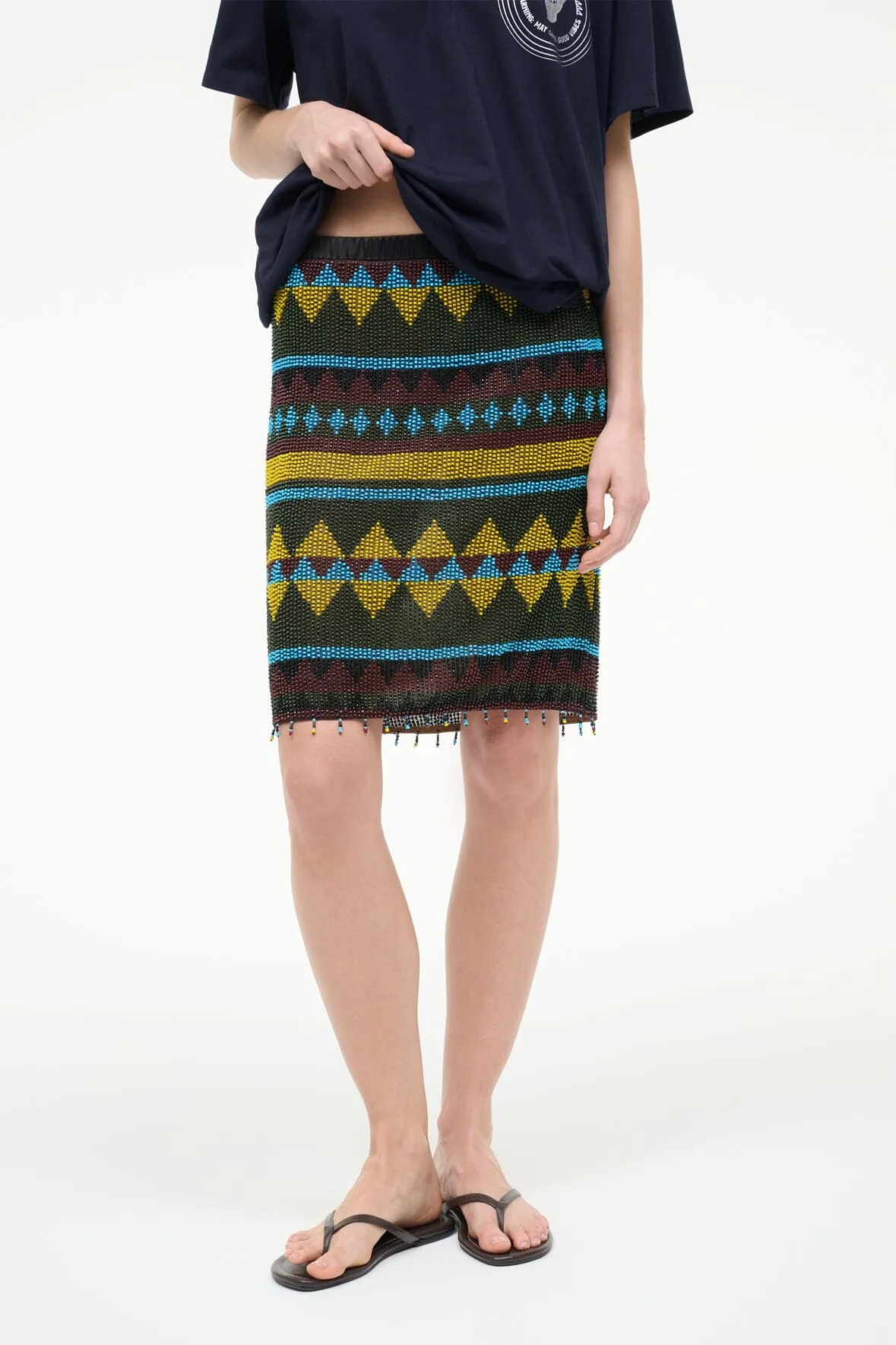 EMMY SKIRT | HAPPY SACK BEADING sold by STAUD product image thumbnail 2