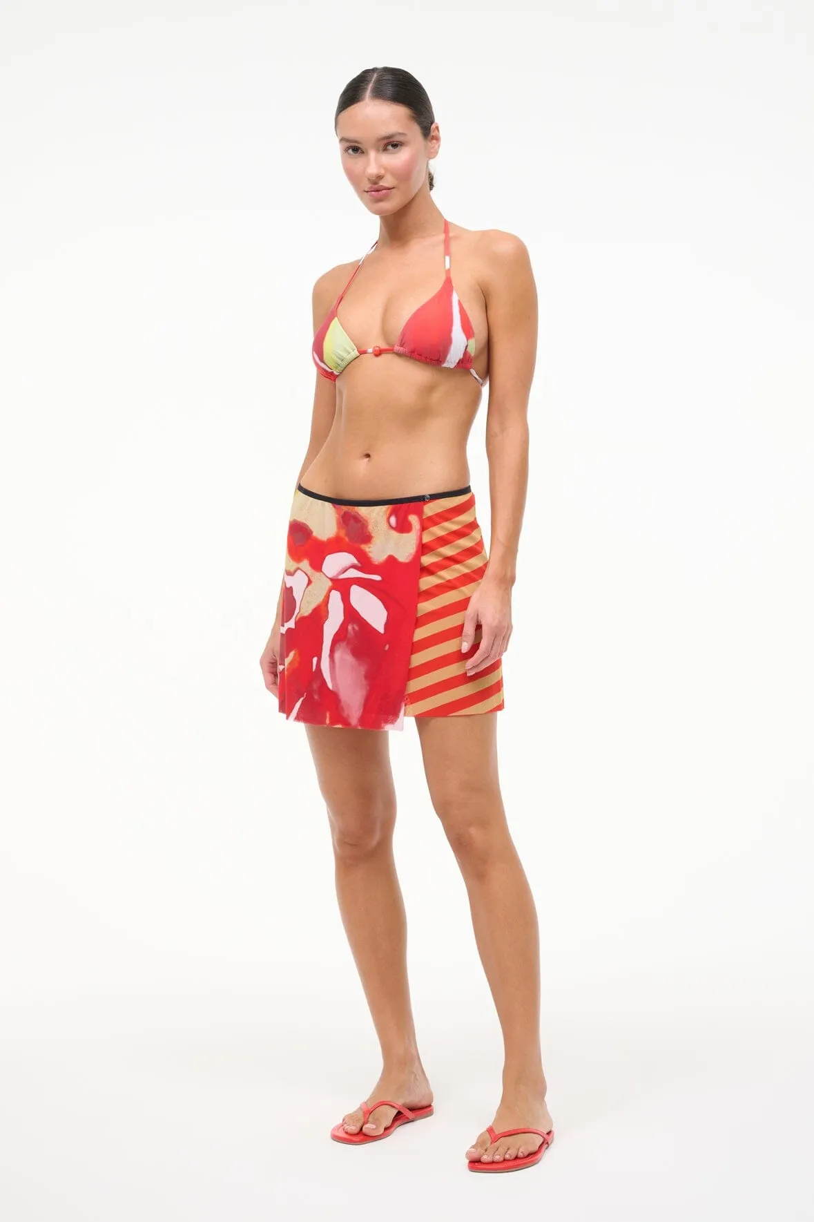 SANDS MESH SKIRT | RED ZONE sold by STAUD product image thumbnail 3