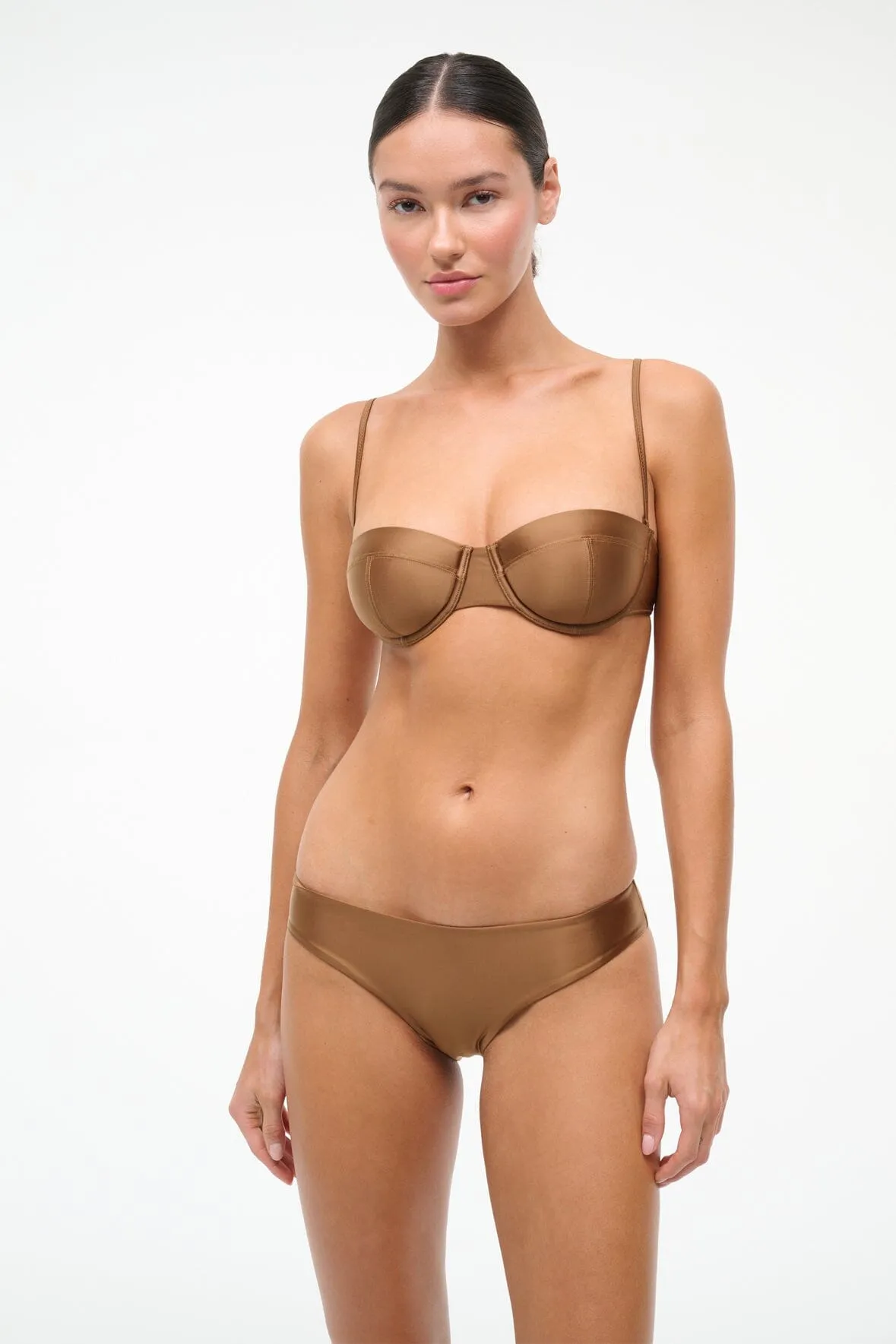 GEMMA BIKINI BOTTOM | BRONZE sold by STAUD product image thumbnail 4