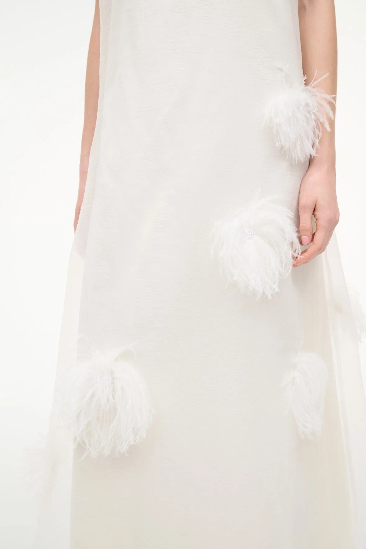 ALBEE DRESS | WHITE sold by STAUD product image thumbnail 4