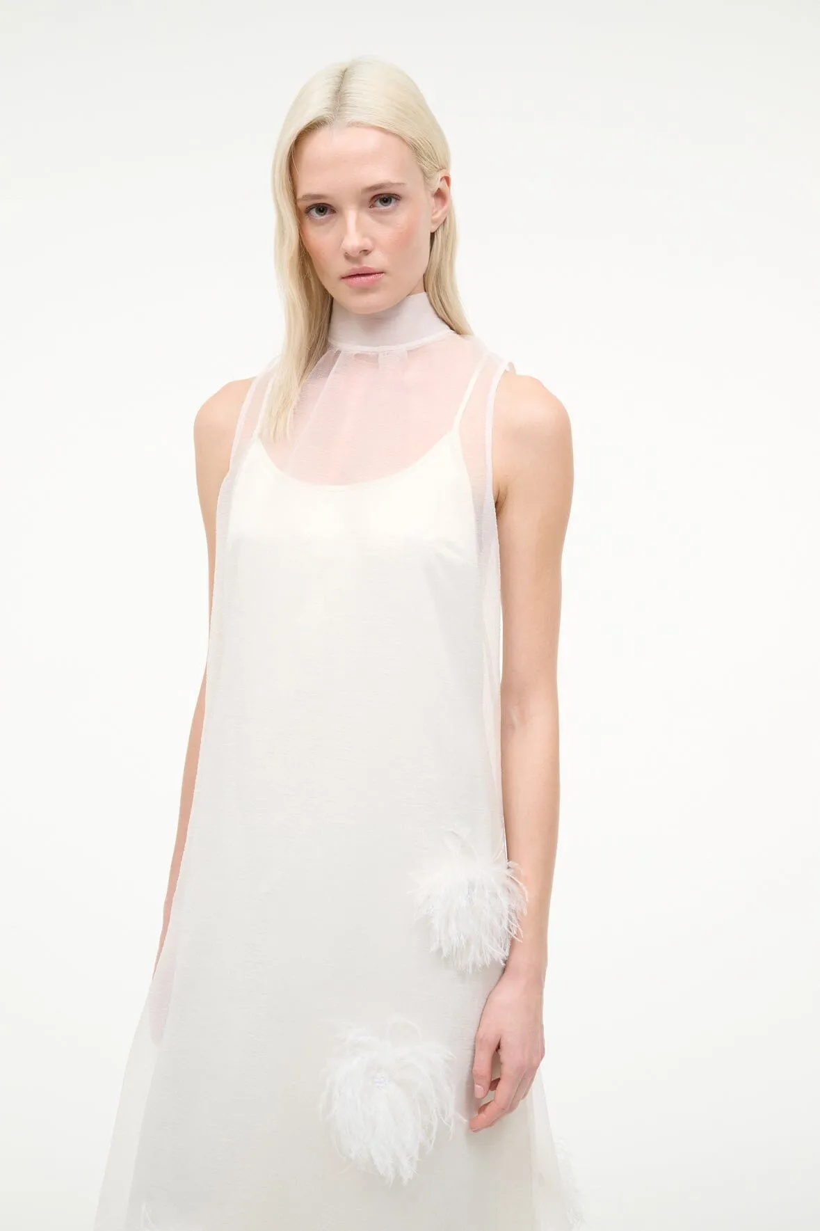 ALBEE DRESS | WHITE sold by STAUD product image thumbnail 3