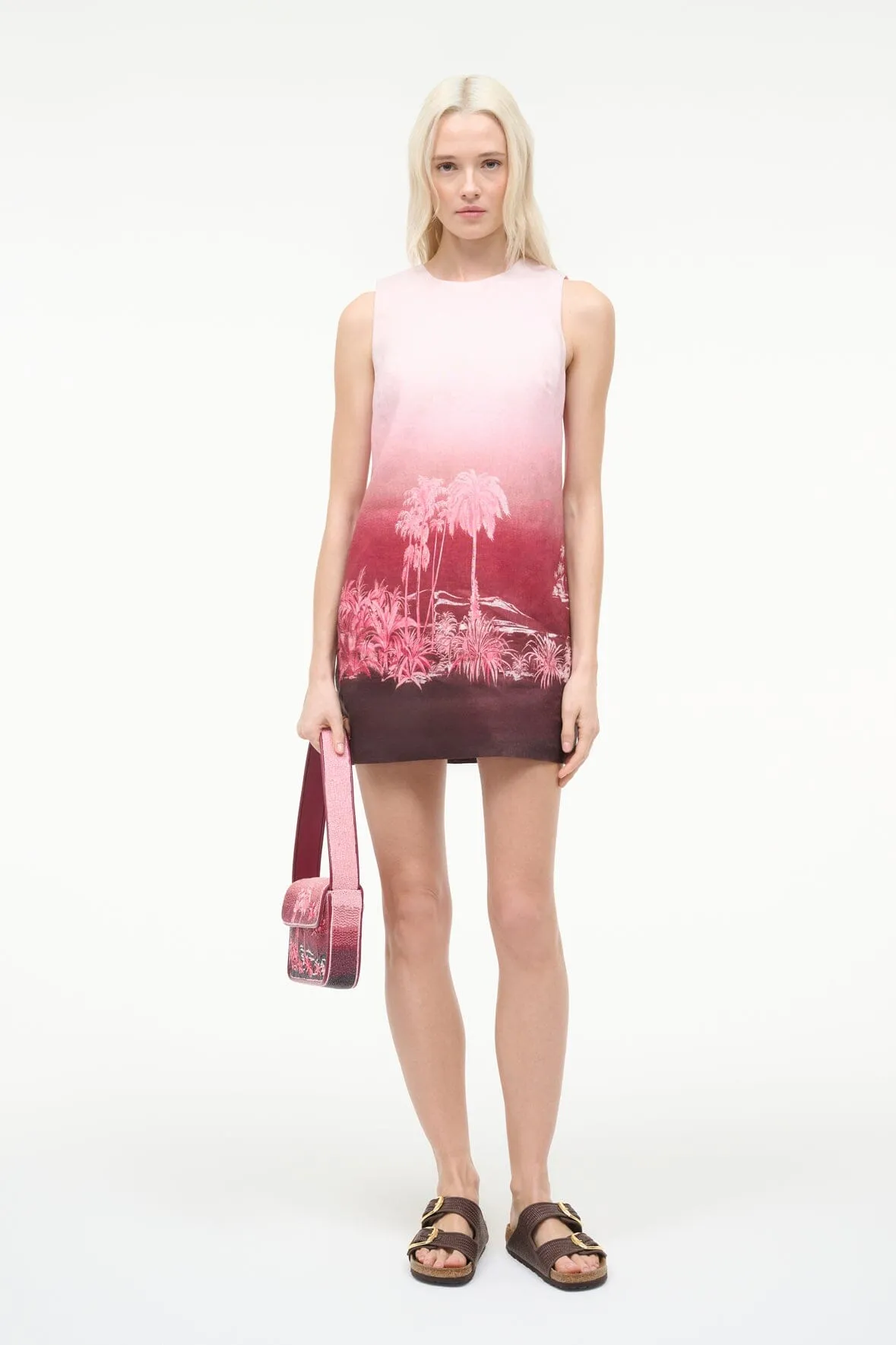 BREA LINEN DRESS | CALIFORNIA CLOUDS sold by STAUD