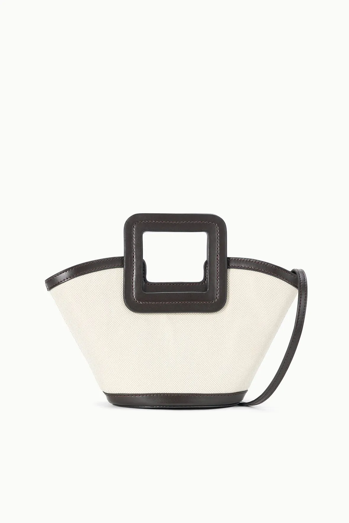 SHIRLEY MINI BUCKET | NATURAL ESPRESSO sold by STAUD