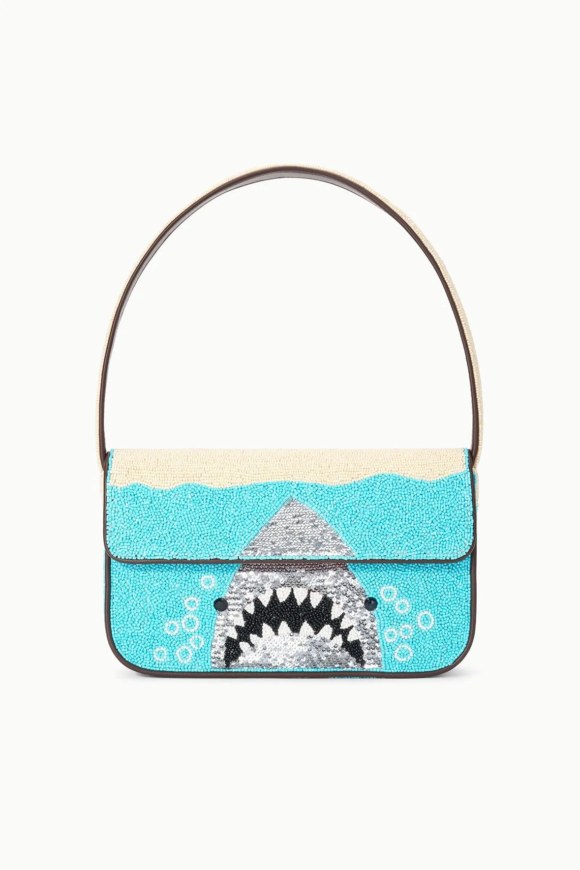 TOMMY BEADED BAG | GREAT WHITE sold by STAUD