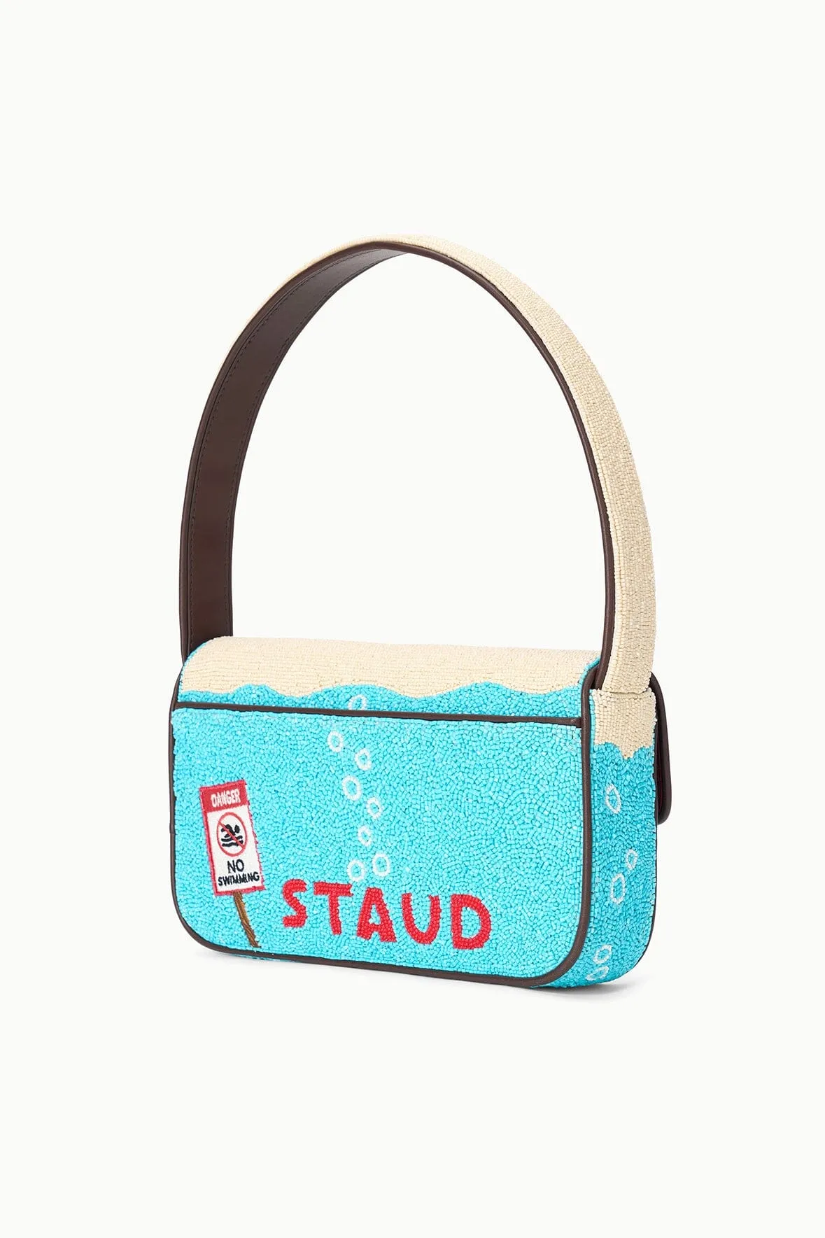 TOMMY BEADED BAG | GREAT WHITE sold by STAUD product image thumbnail 3