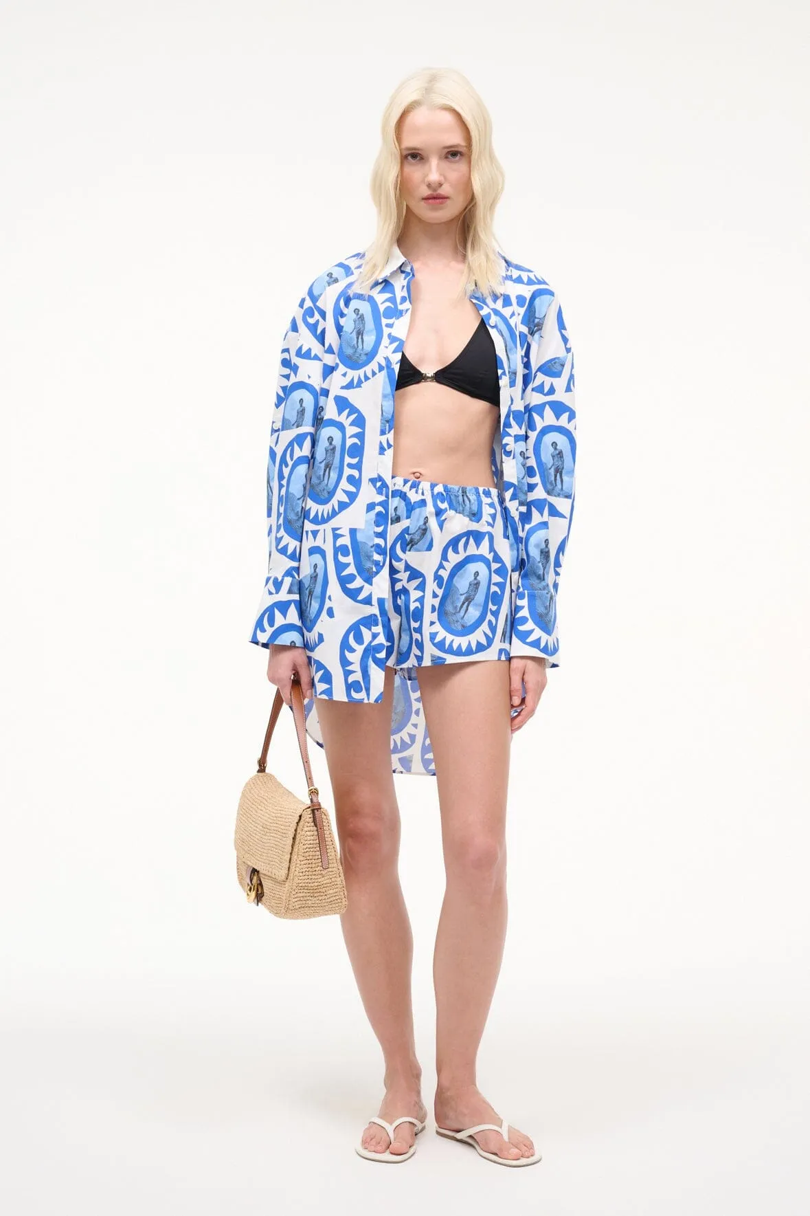 PADDLE SHORT | PADDLE OUT WHITE sold by STAUD