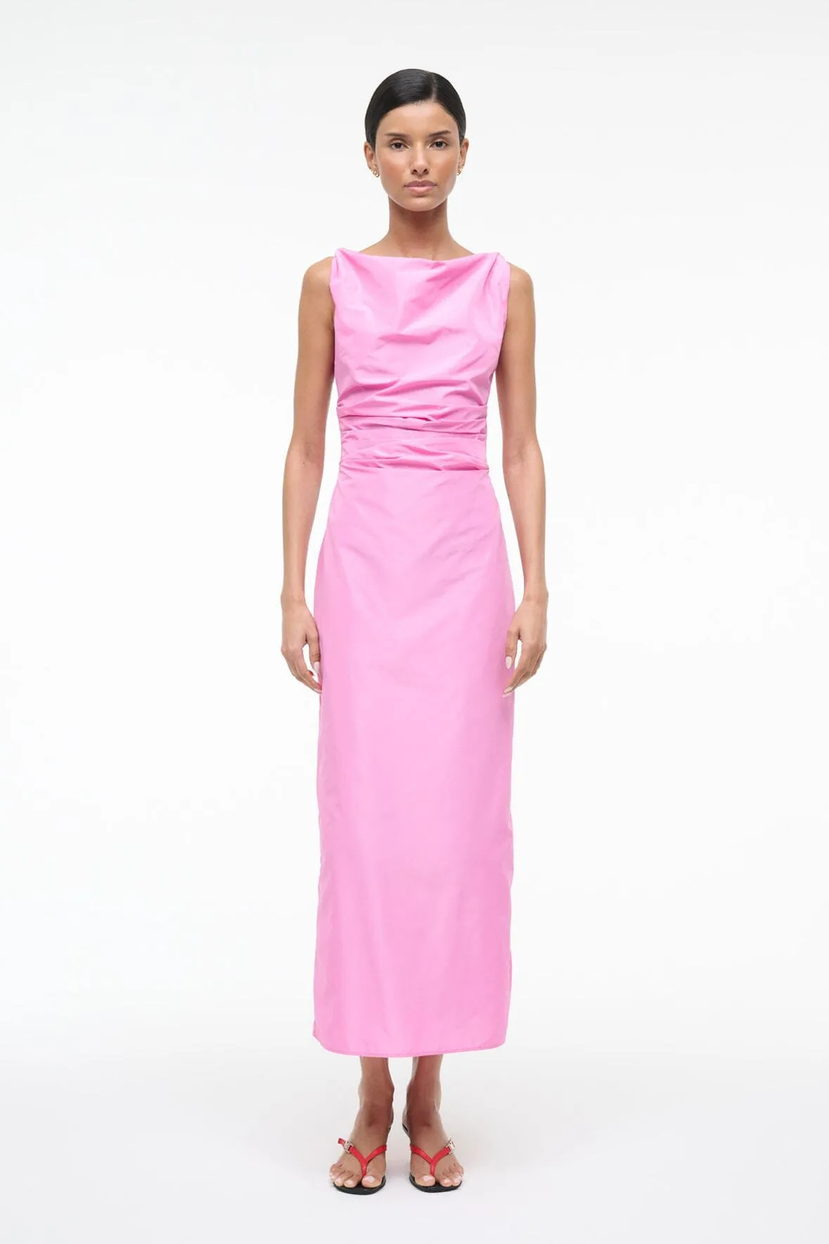 CALLIE DRESS | ORCHID sold by STAUD product image thumbnail 3