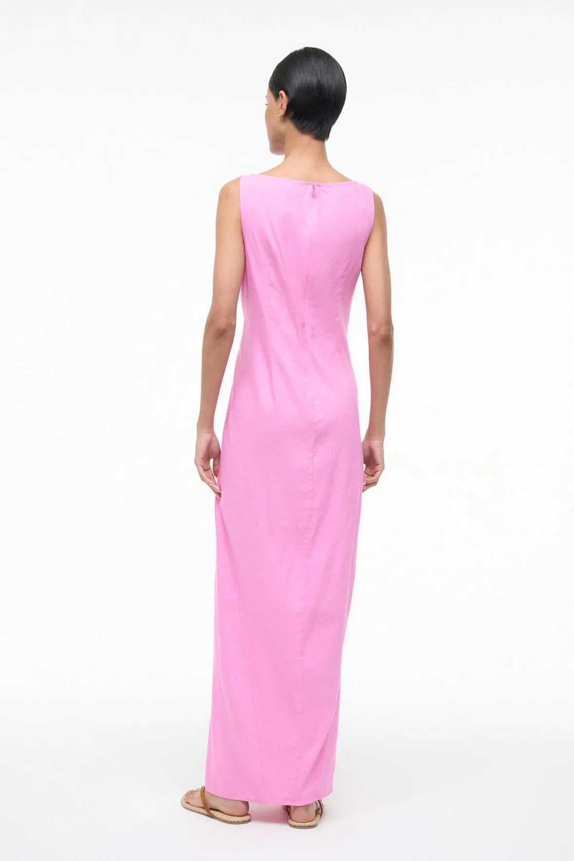 COSTA LINEN DRESS | ORCHID sold by STAUD product image thumbnail 3