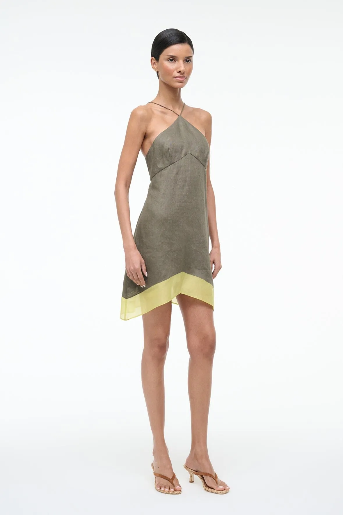 ORO LINEN DRESS | PALO VERDE sold by STAUD product image thumbnail 2