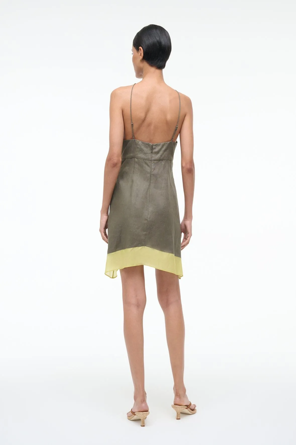 ORO LINEN DRESS | PALO VERDE sold by STAUD product image thumbnail 3