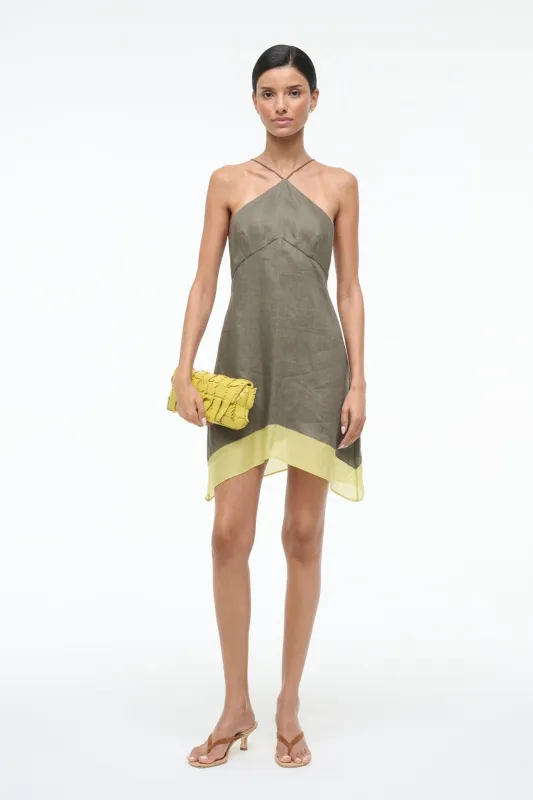 ORO LINEN DRESS | PALO VERDE made by STAUD