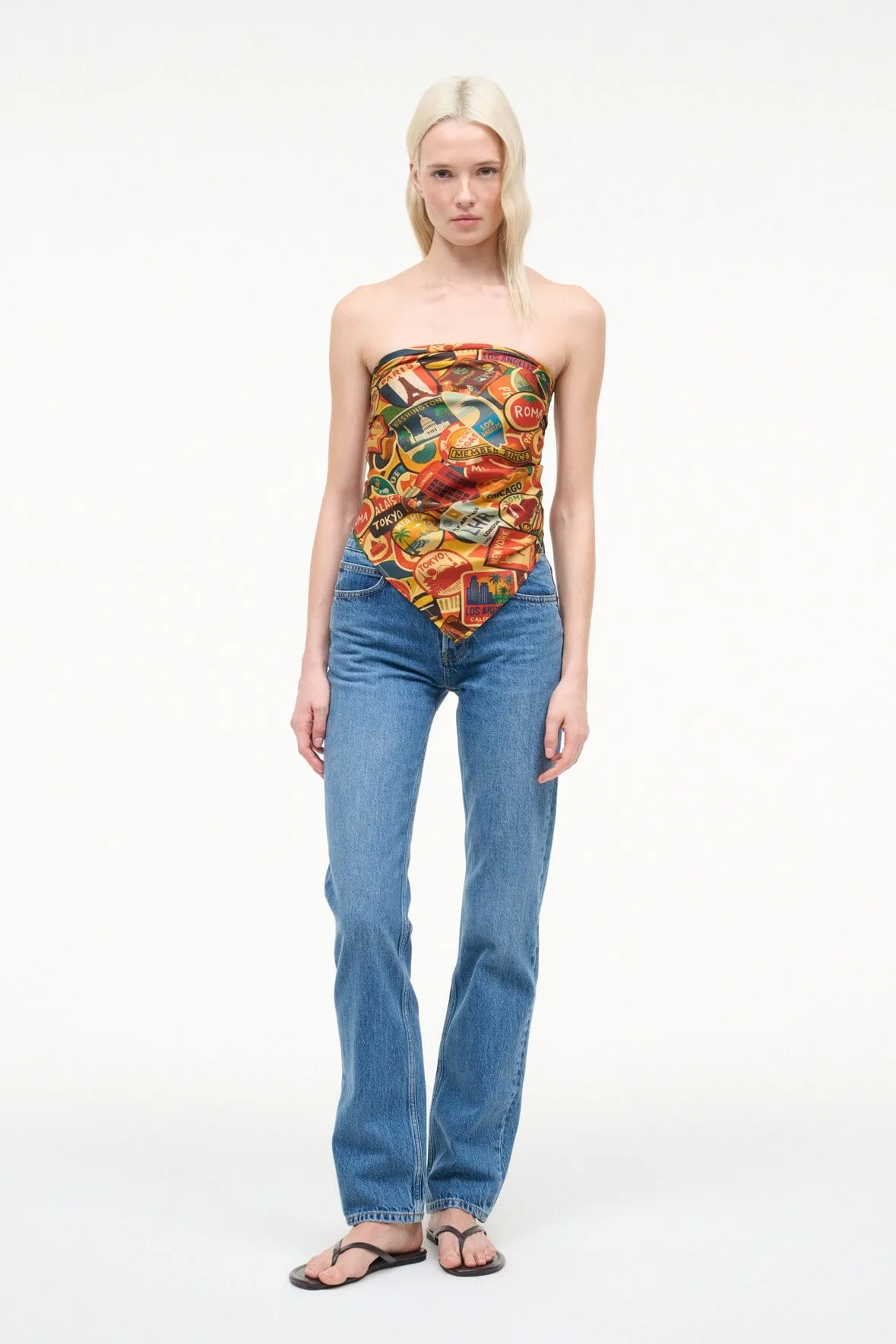 CECILE SILK SCARF | DESTINATION sold by STAUD product image thumbnail 3