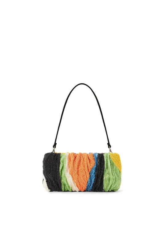 BEADED BEAN BAG | MARBLE WAVE made by STAUD