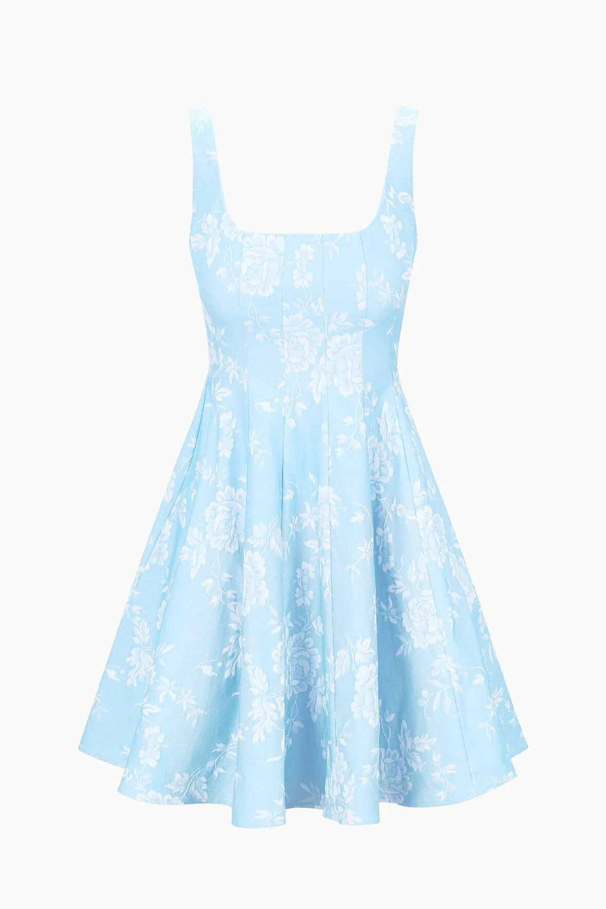 WELLS MINI DRESS | BLUE ROSE sold by STAUD product image thumbnail 2