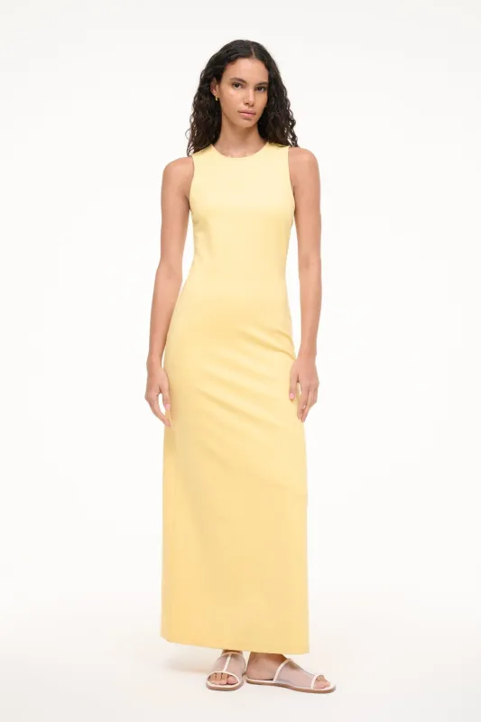 BARI DRESS | PALE HONEY made by STAUD