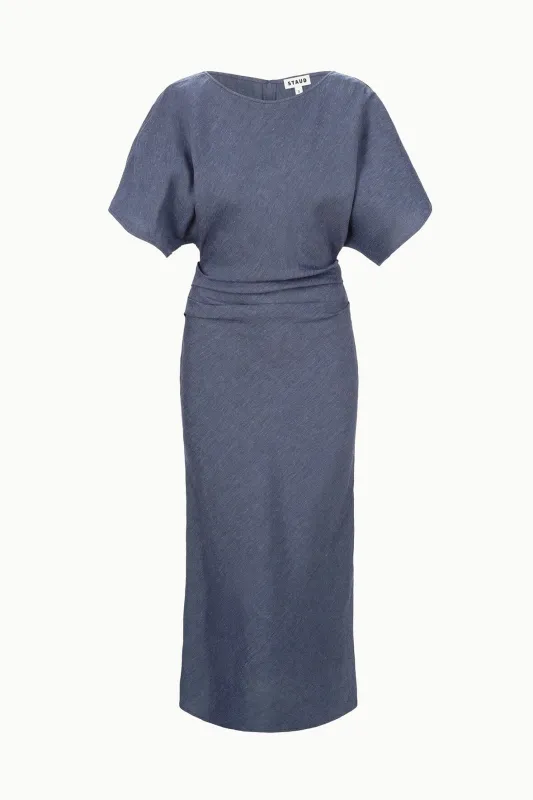 AMELIE LINEN DRESS | CHAMBRAY made by STAUD