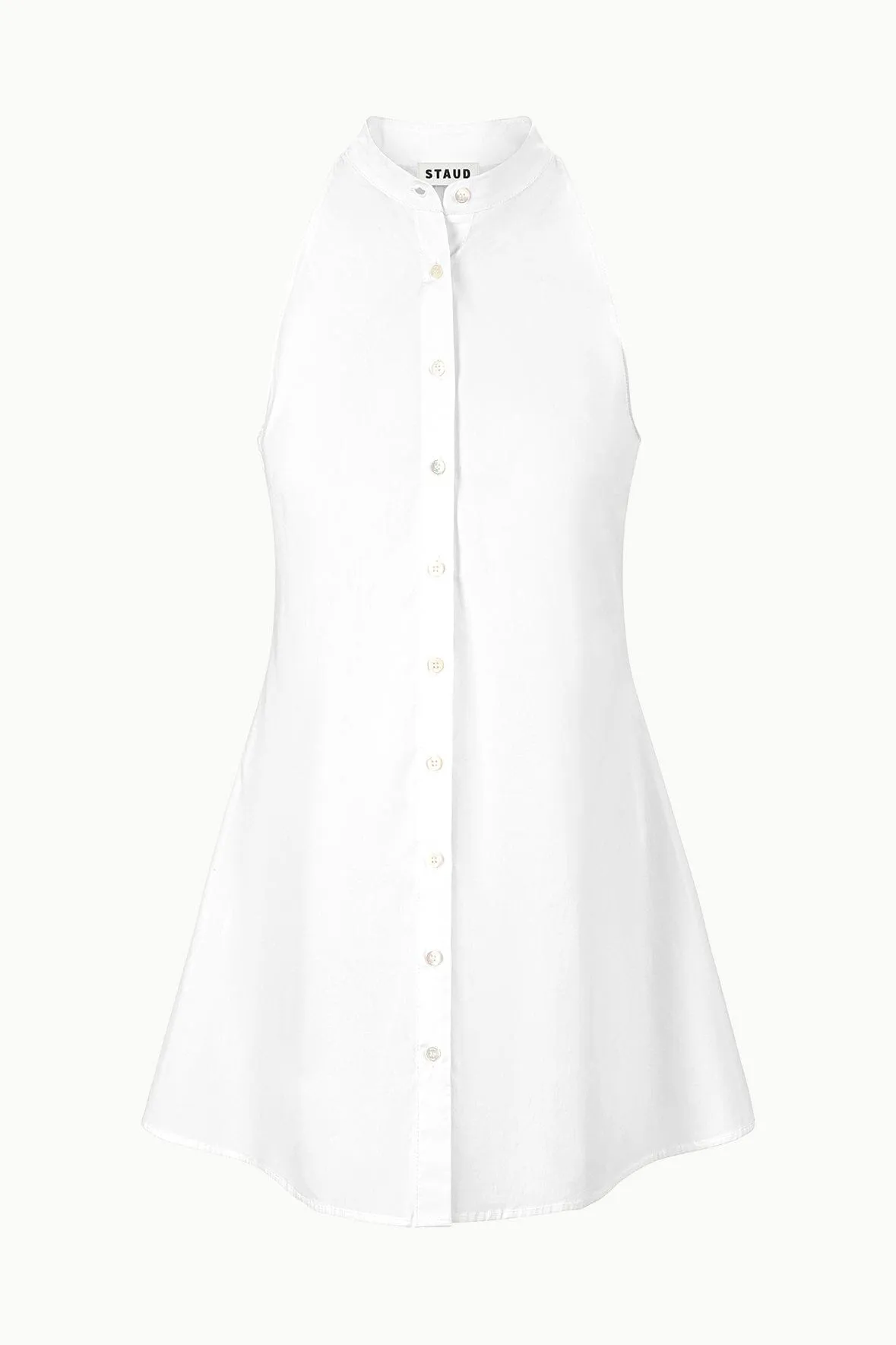 SHIRLEY MINI DRESS | WHITE sold by STAUD product image thumbnail 3