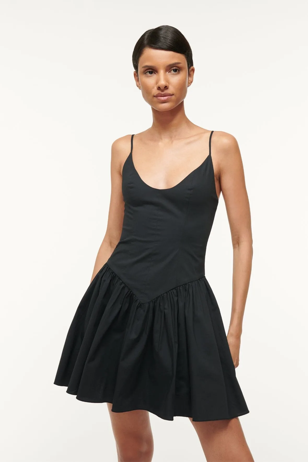 DENA MINI DRESS | BLACK sold by STAUD product image thumbnail 2
