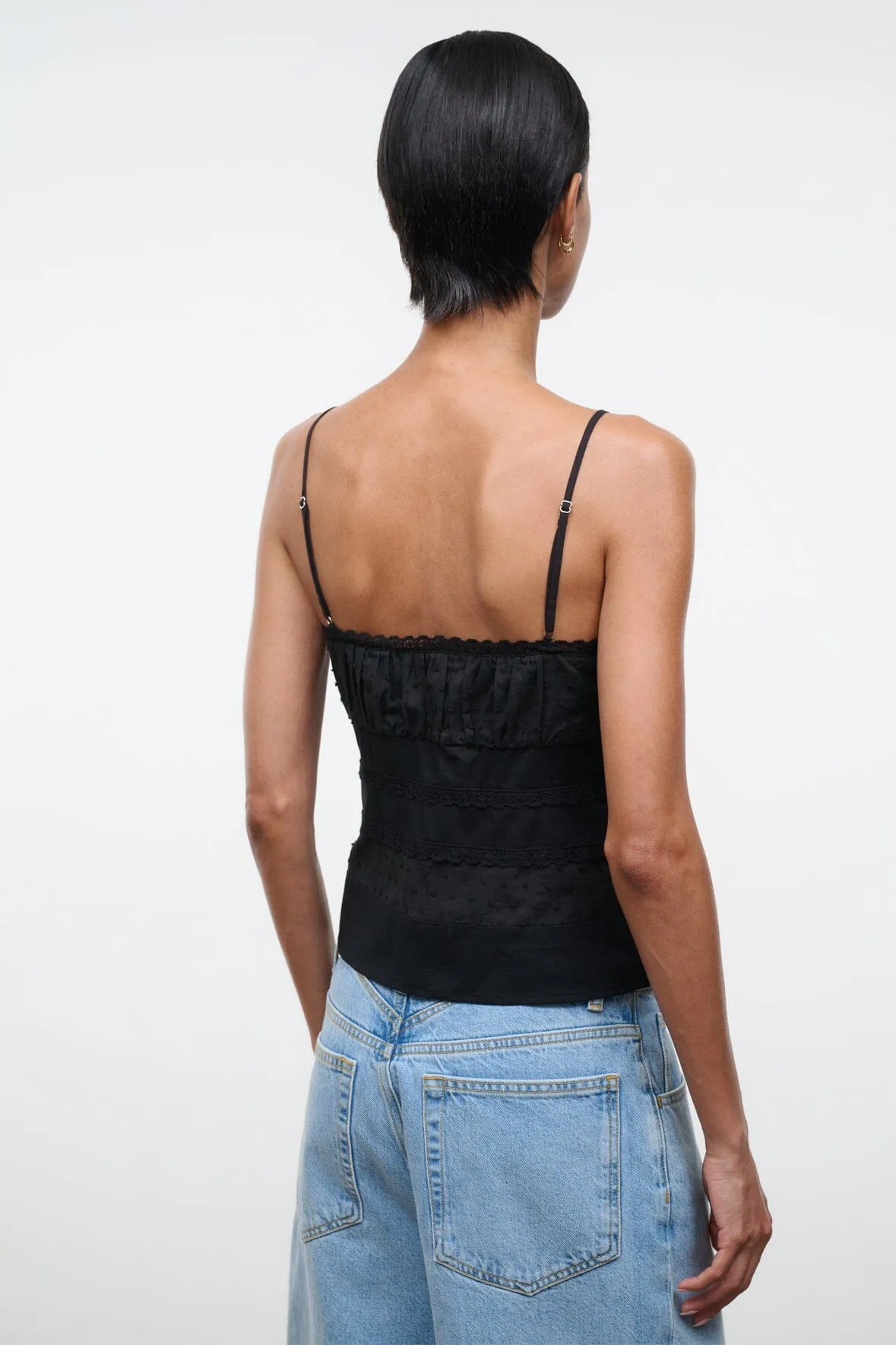 HALIE TOP | BLACK sold by STAUD product image thumbnail 4