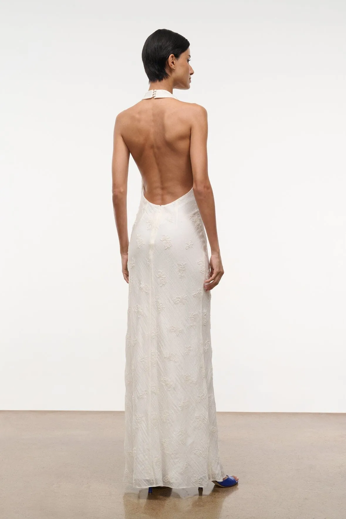 ROSELLE DRESS | WHITE sold by STAUD product image thumbnail 4