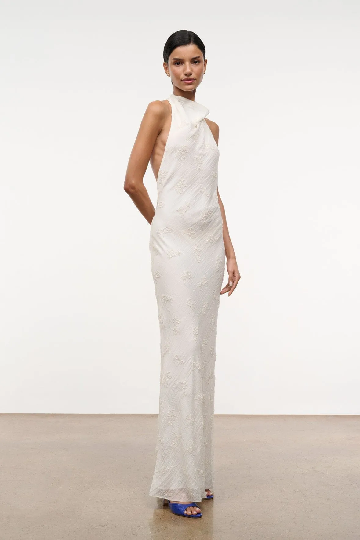 ROSELLE DRESS | WHITE sold by STAUD product image thumbnail 3