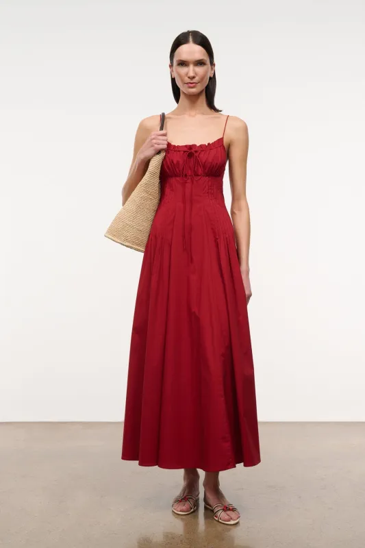 MARGI DRESS | ROUGE made by STAUD