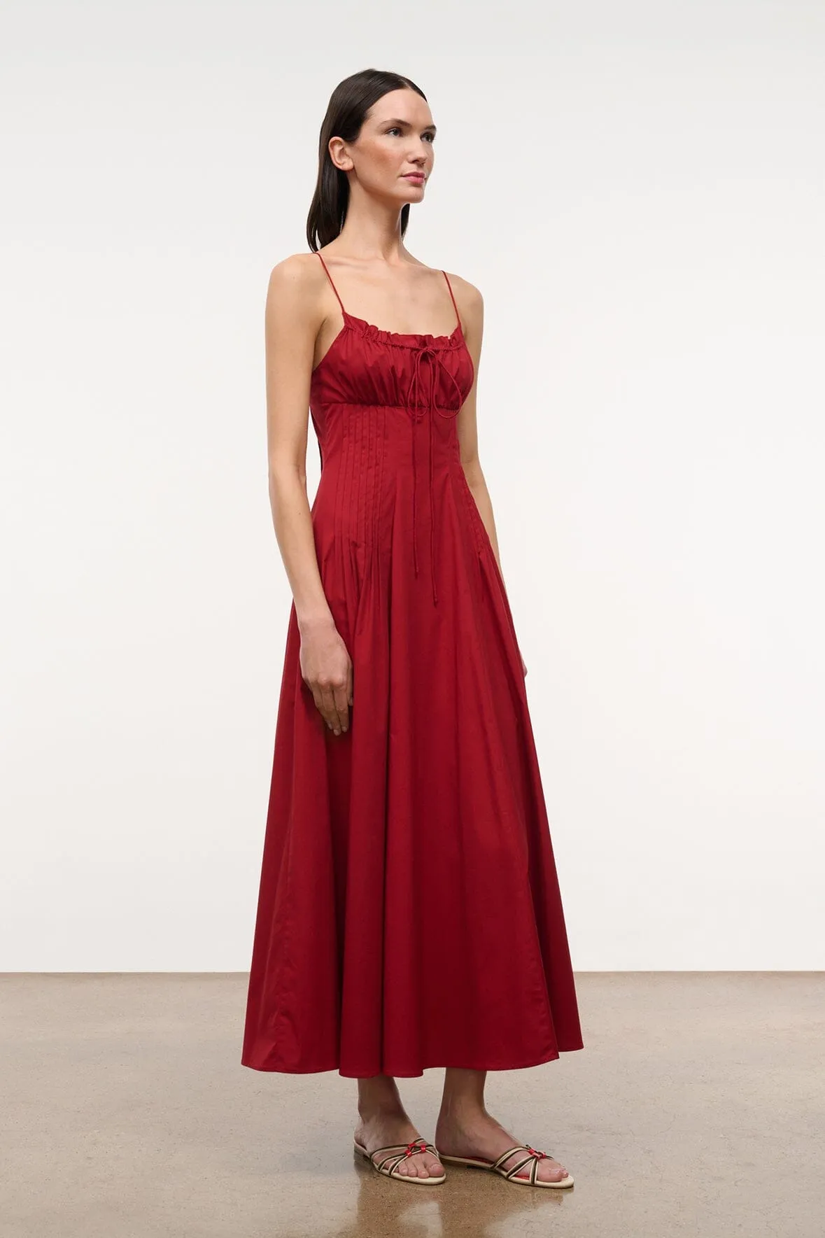 Margi Dress | Rouge sold by STAUD product image thumbnail 4