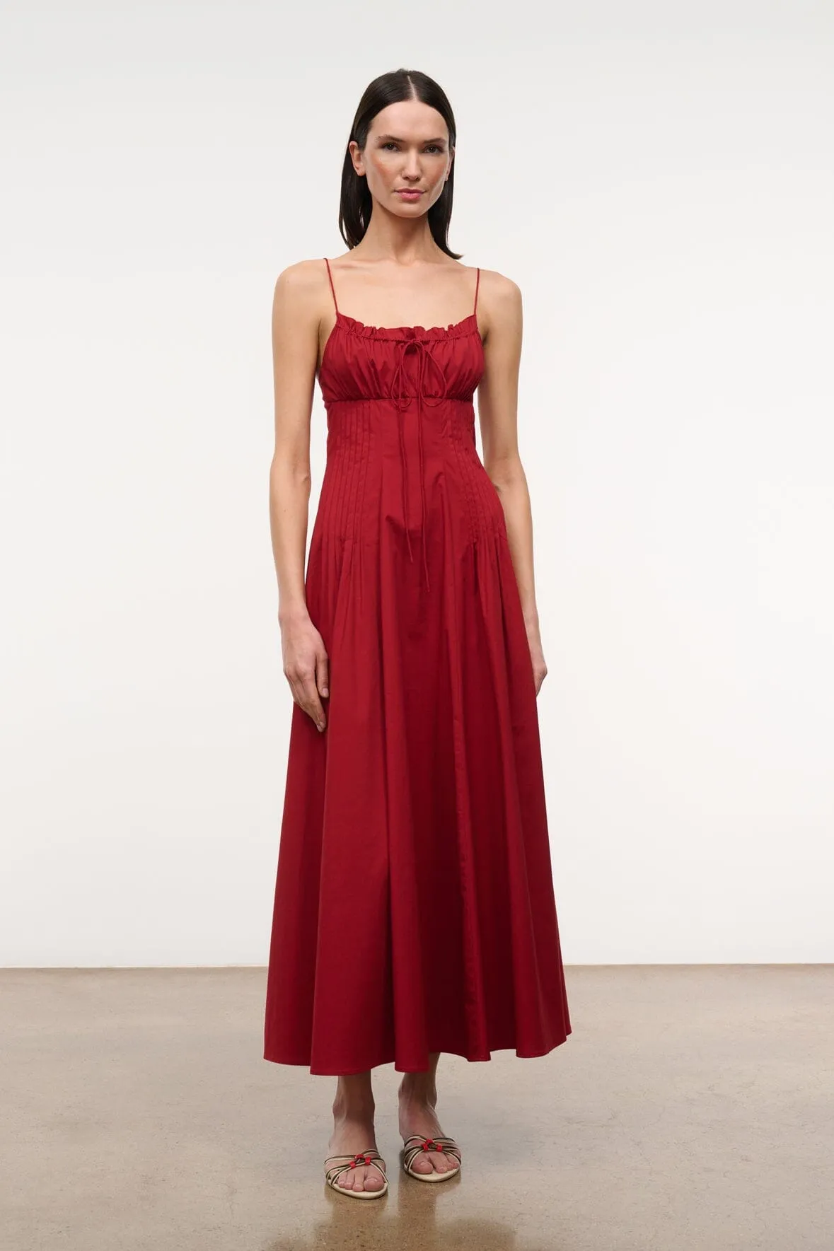 Margi Dress | Rouge sold by STAUD product image thumbnail 3