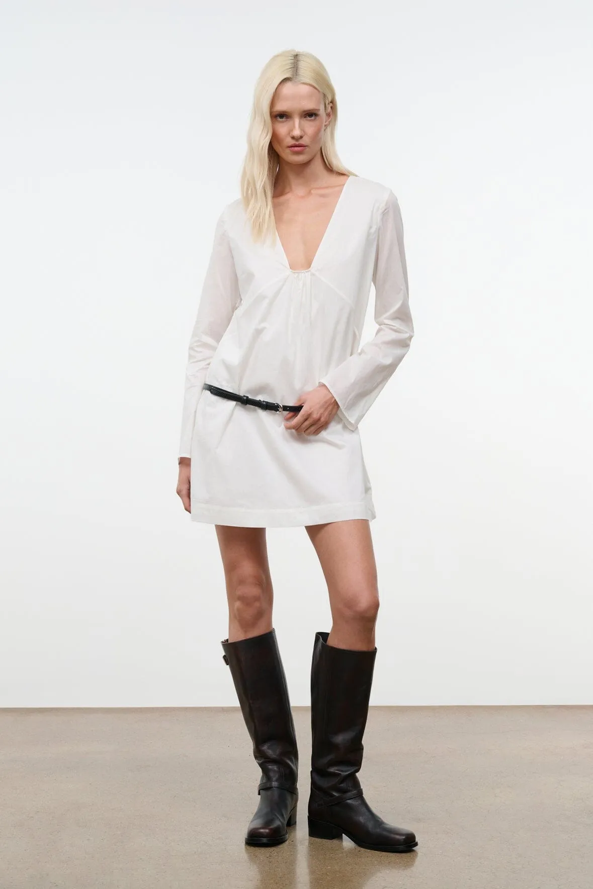 VIVI DRESS | IVORY sold by STAUD