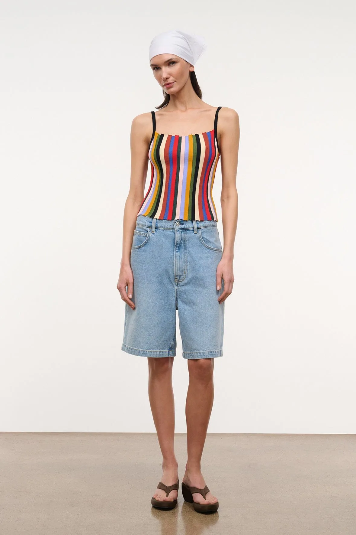 SKYE TANK | ARTIST STRIPE sold by STAUD product image thumbnail 2