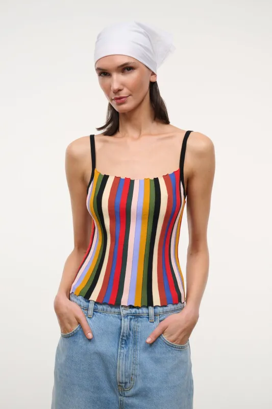 SKYE TANK | ARTIST STRIPE made by STAUD
