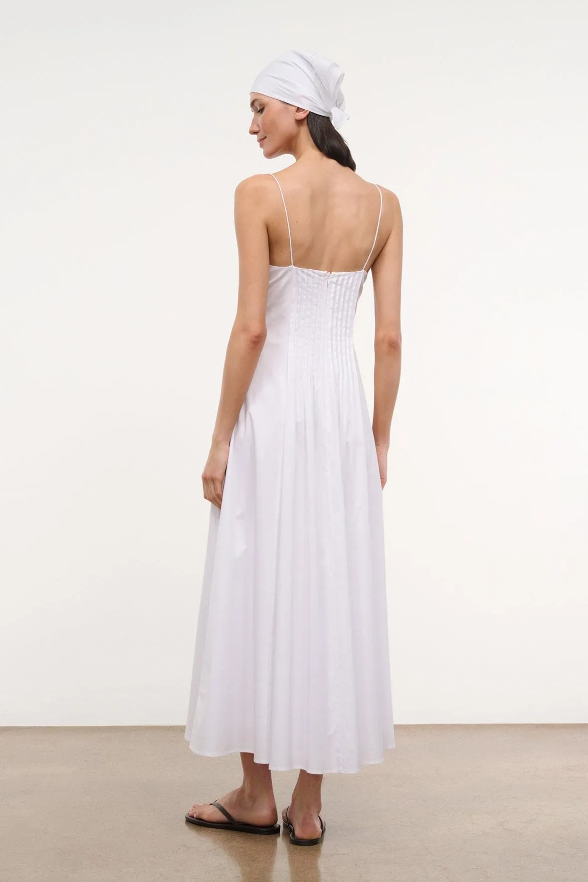 MARGI DRESS | WHITE sold by STAUD product image thumbnail 5