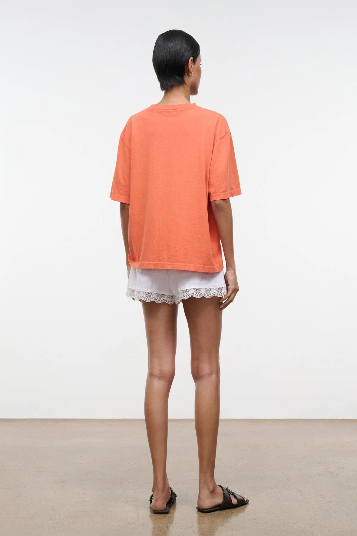 VON LINEN SHORT | WHITE sold by STAUD product image thumbnail 5