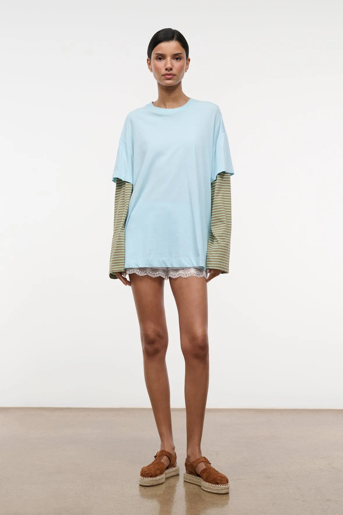WILLIAM TEE | CLARITY PORTO STRIPE sold by STAUD product image thumbnail 2