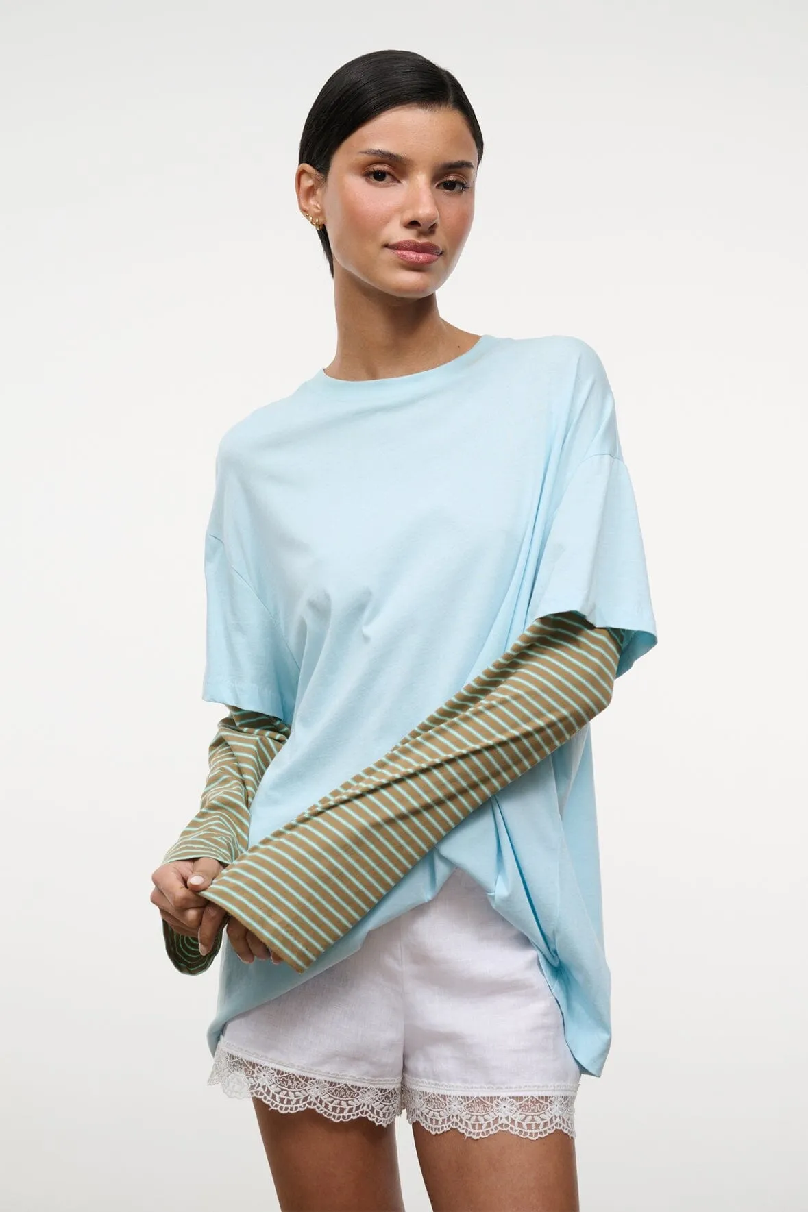 WILLIAM TEE | CLARITY PORTO STRIPE sold by STAUD