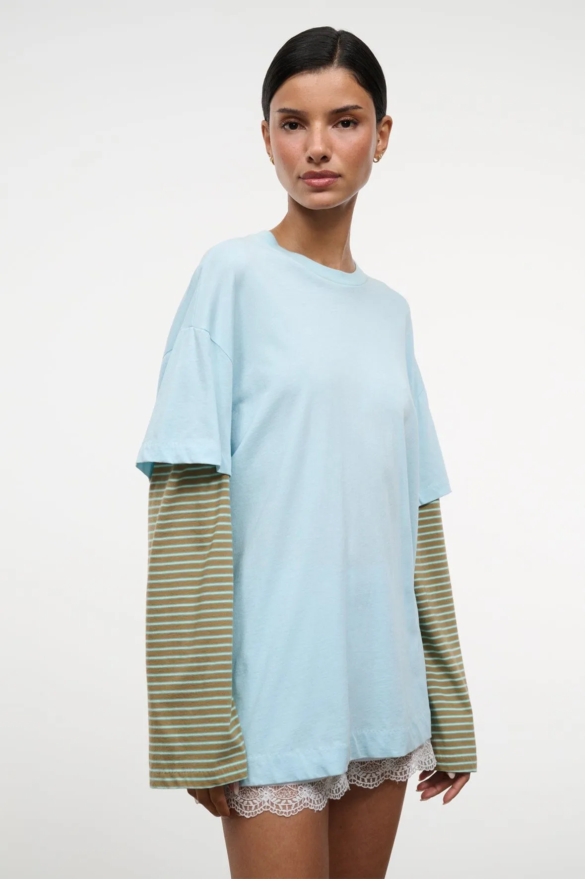 WILLIAM TEE | CLARITY PORTO STRIPE sold by STAUD product image thumbnail 3