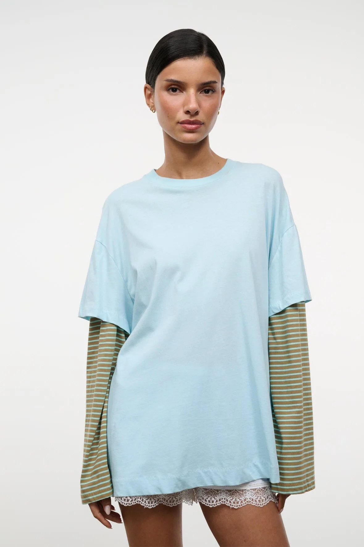 WILLIAM TEE | CLARITY PORTO STRIPE sold by STAUD product image thumbnail 4