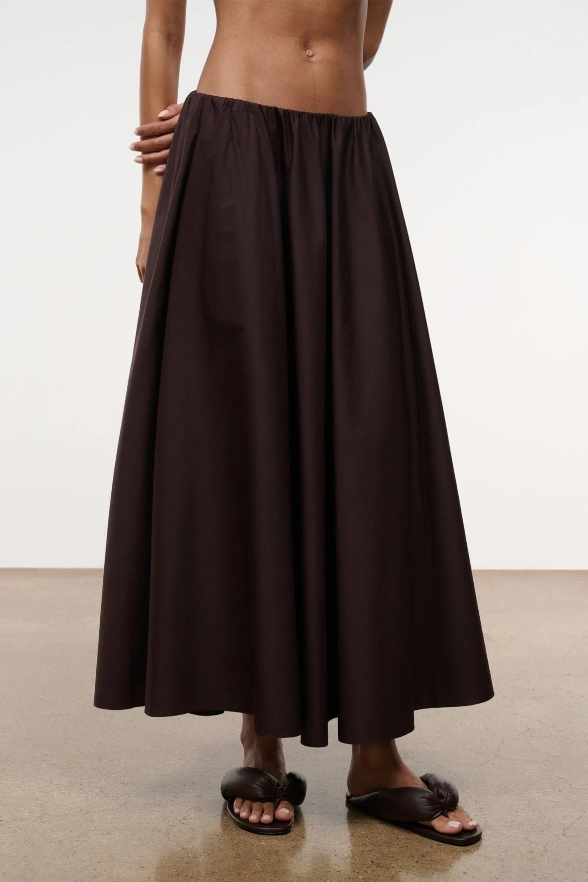Milano Skirt | Earth sold by STAUD product image thumbnail 2