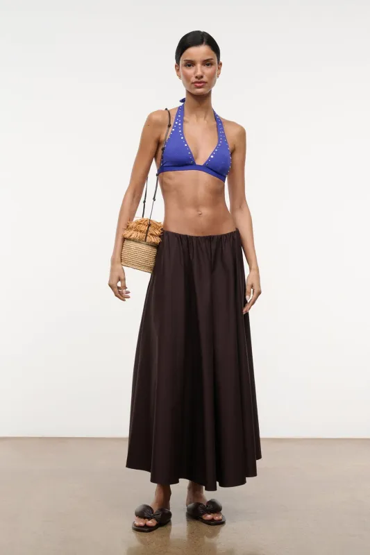 MILANO SKIRT | EARTH made by STAUD