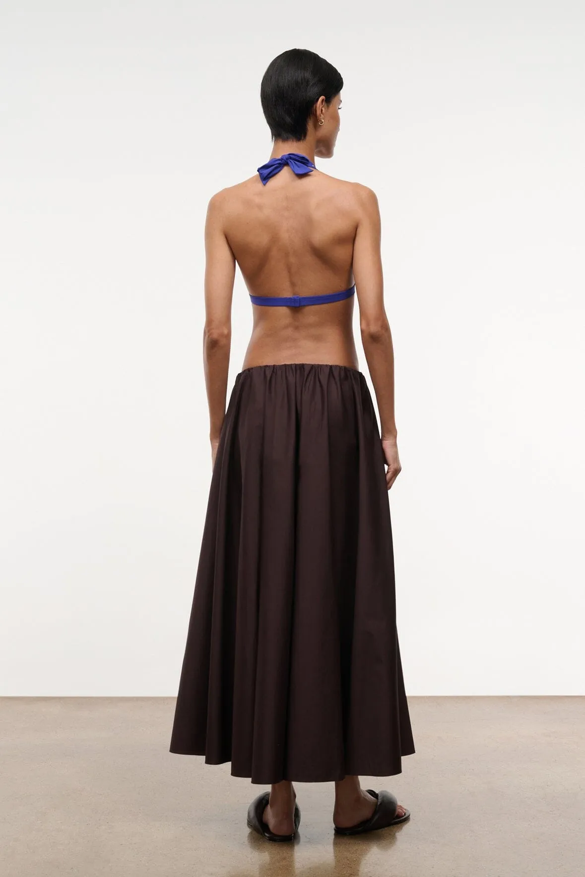 Milano Skirt | Earth sold by STAUD product image thumbnail 3