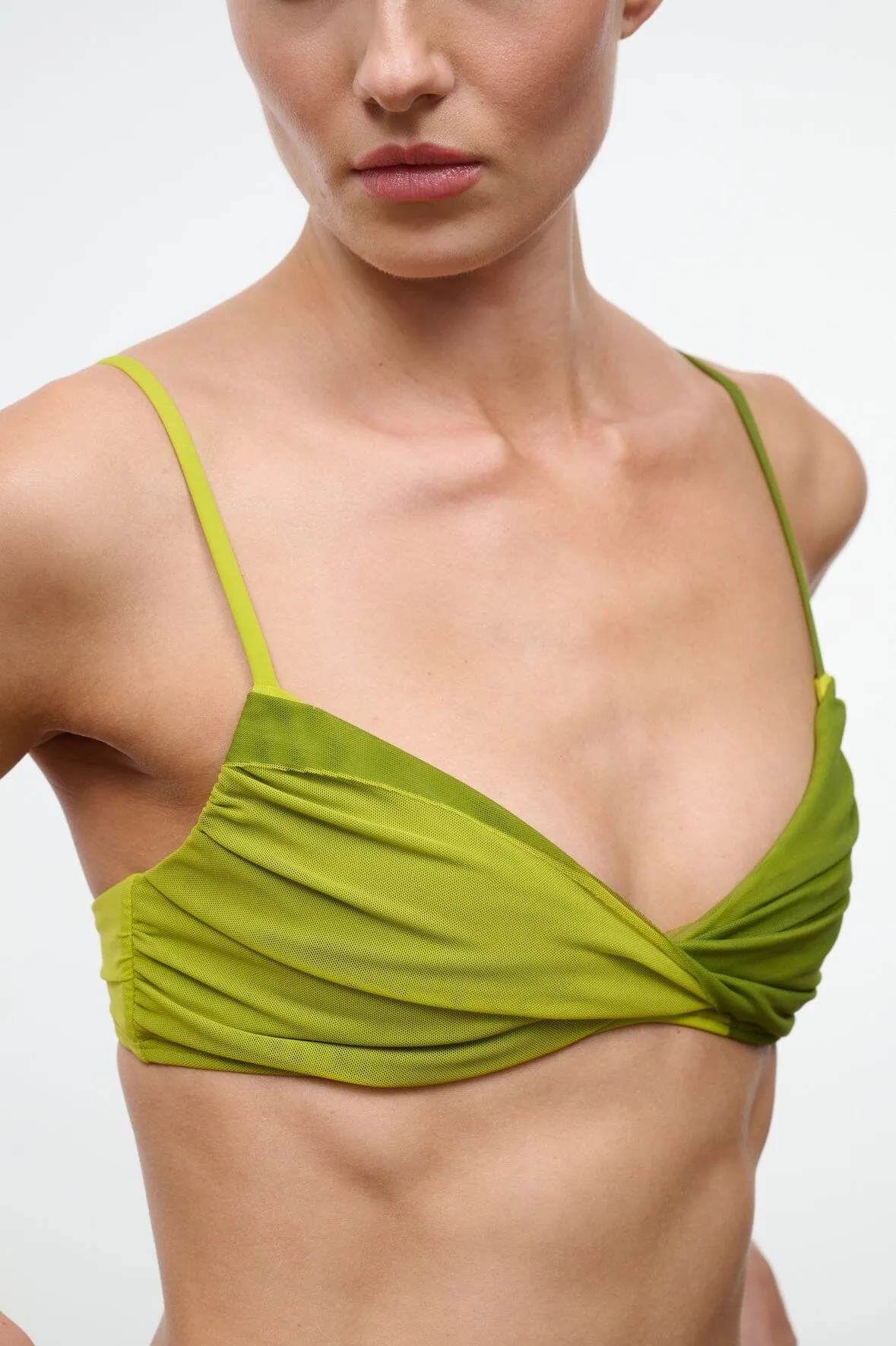LA MER BIKINI TOP | CITRON PESTO sold by STAUD product image thumbnail 2