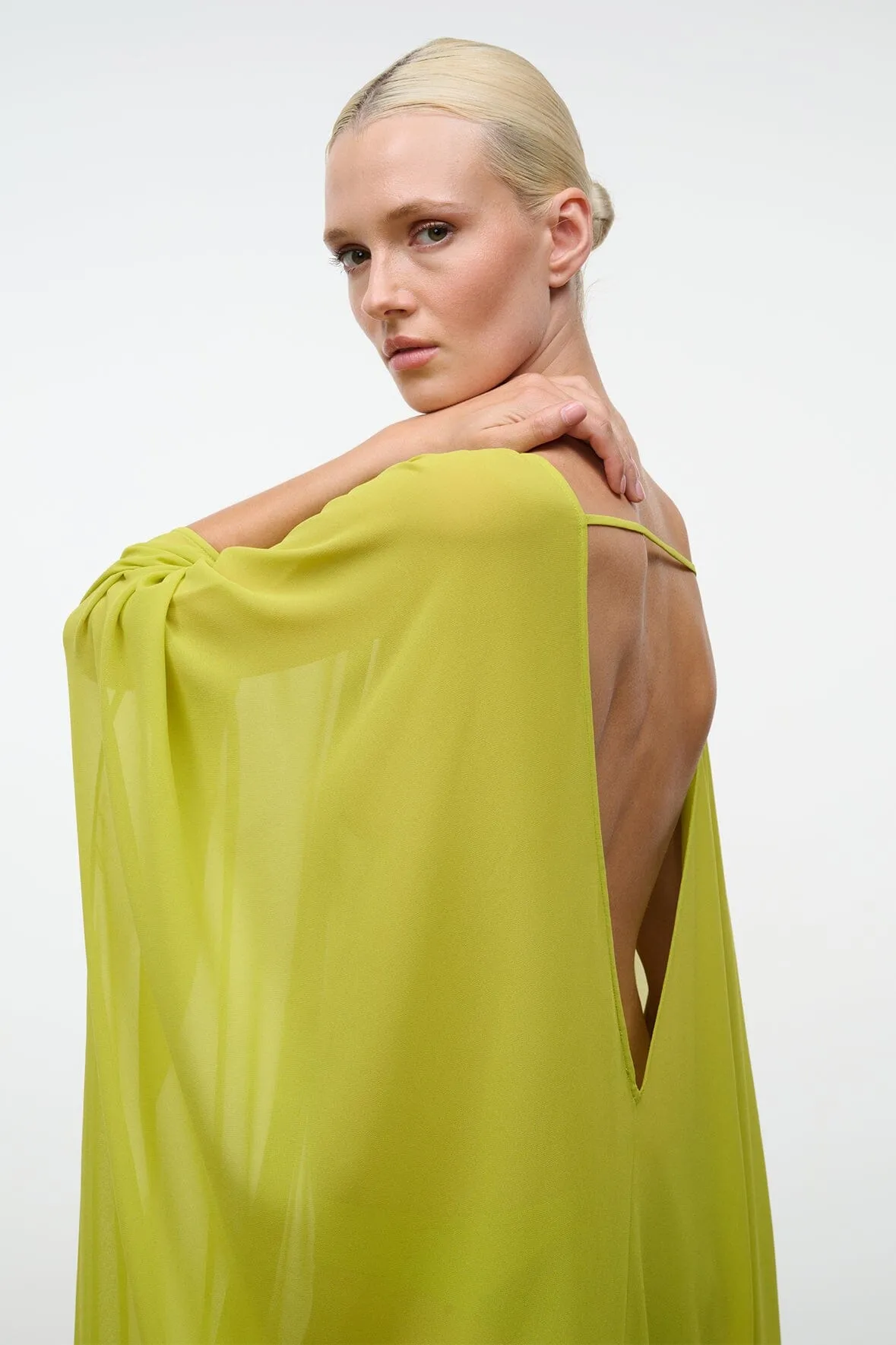NOUR DRESS | CITRON sold by STAUD product image thumbnail 5