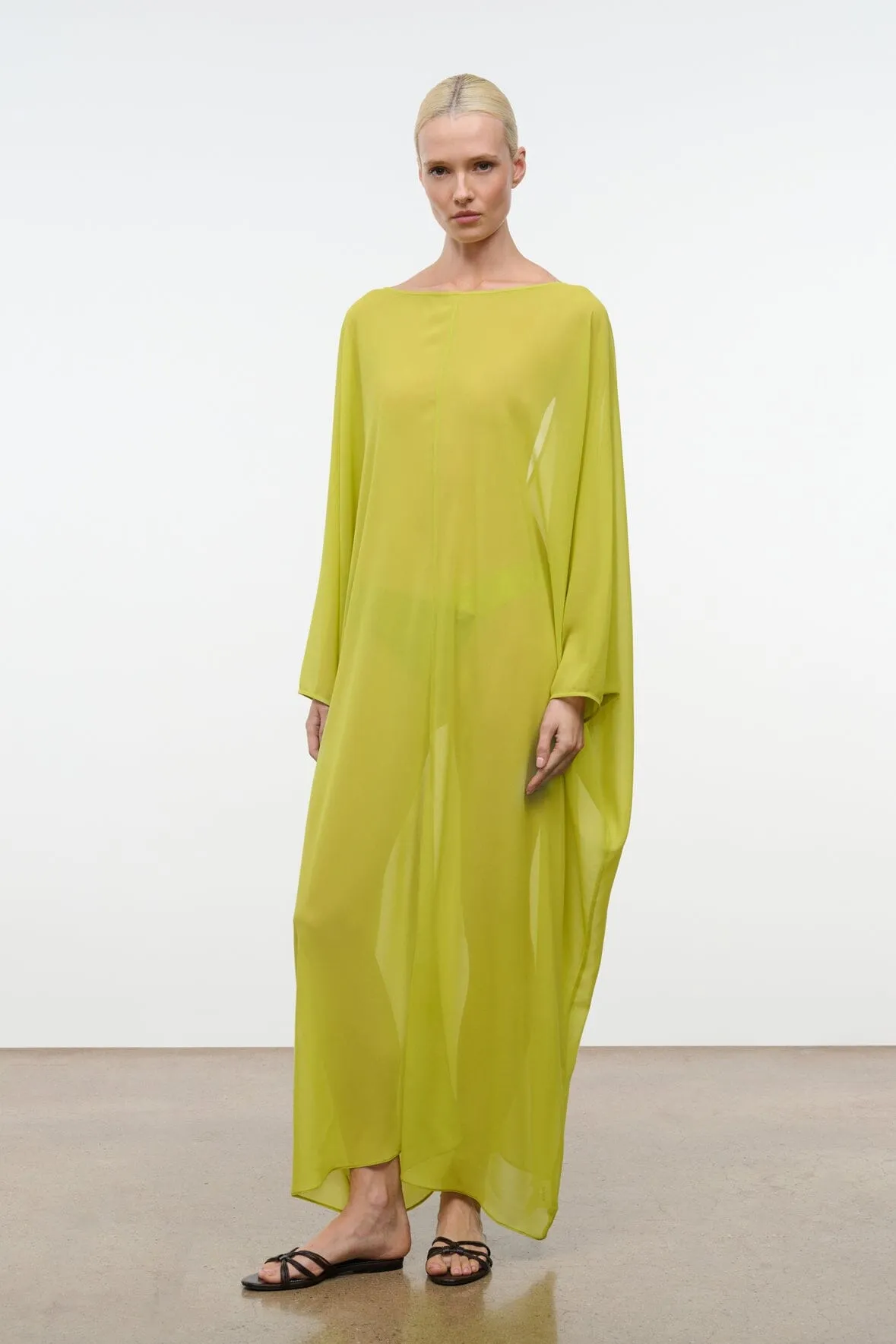 NOUR DRESS | CITRON sold by STAUD