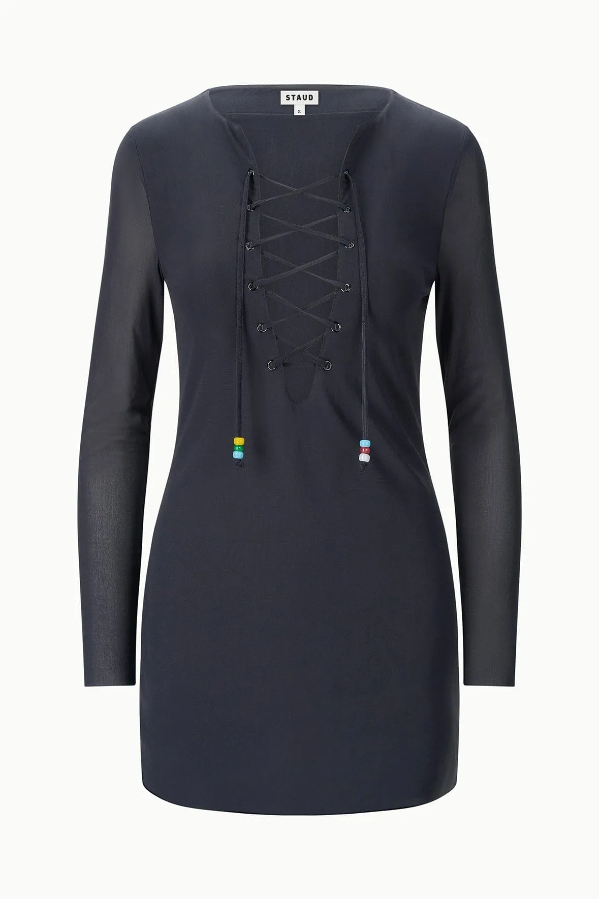 REVE MINI DRESS | BLACK sold by STAUD product image thumbnail 5