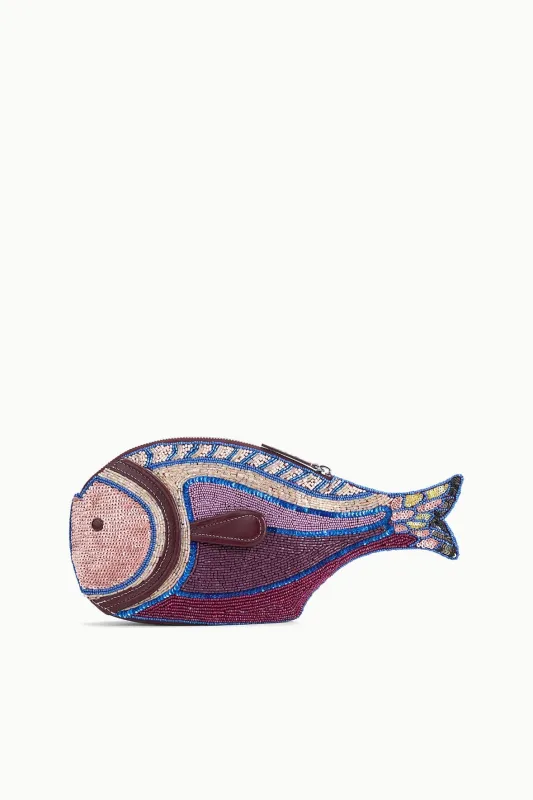 PESCE CLUTCH | ULTRAVIOLET made by STAUD